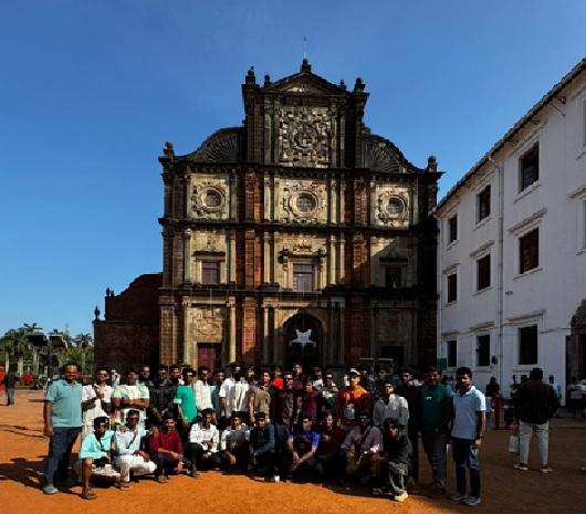 Final year Mechanical Engineering students went to educational tour at Mysore & Goa from 03/01/2026 to 11/01/2026